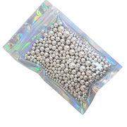 Perlas Plateadas Multi-Tamaño