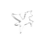 Cortador Unicornio con Alas 3.94"